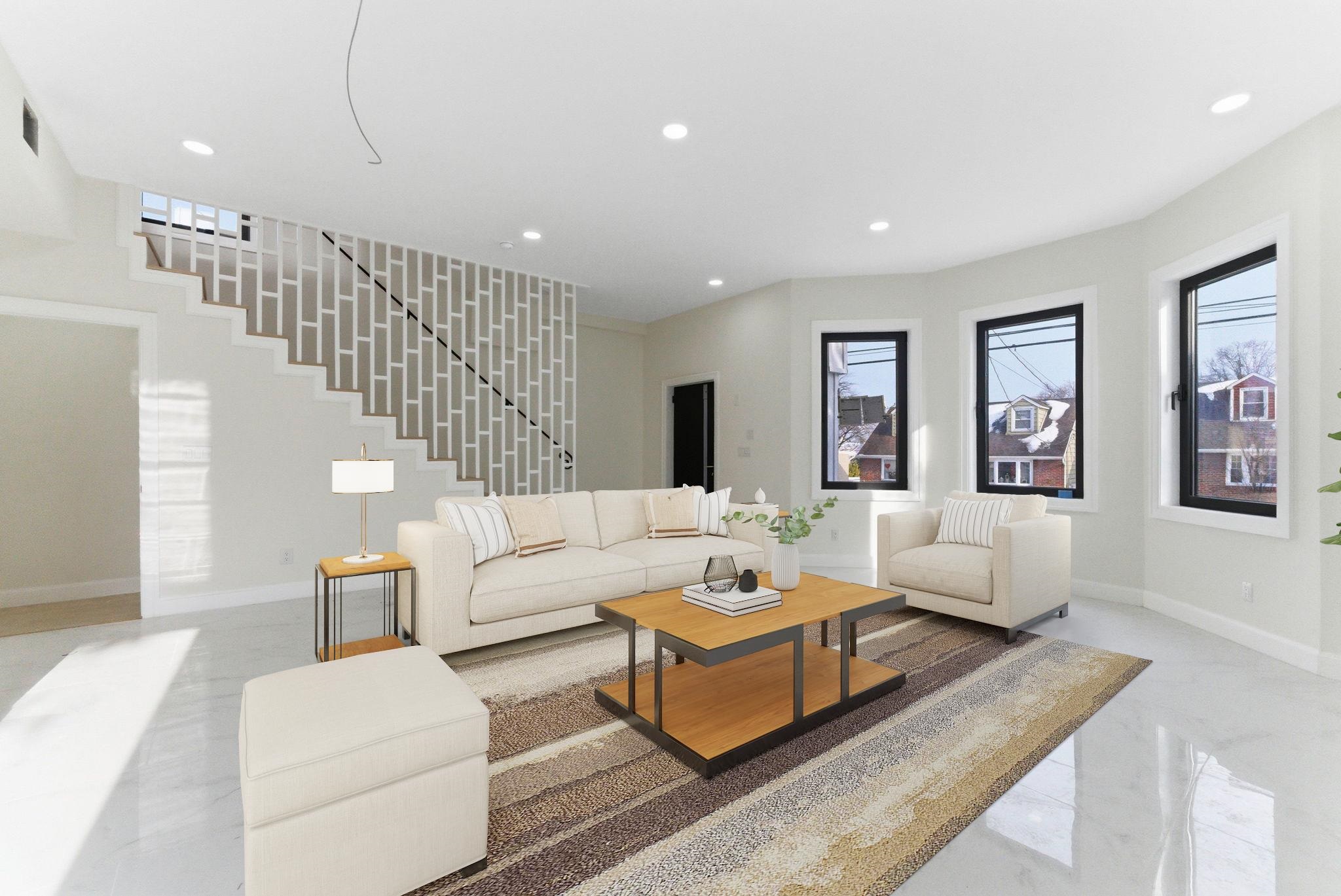 703 3rd Street Secaucus, NJ 07094 - Photo 2 of 49 a living room with furniture and wooden floor