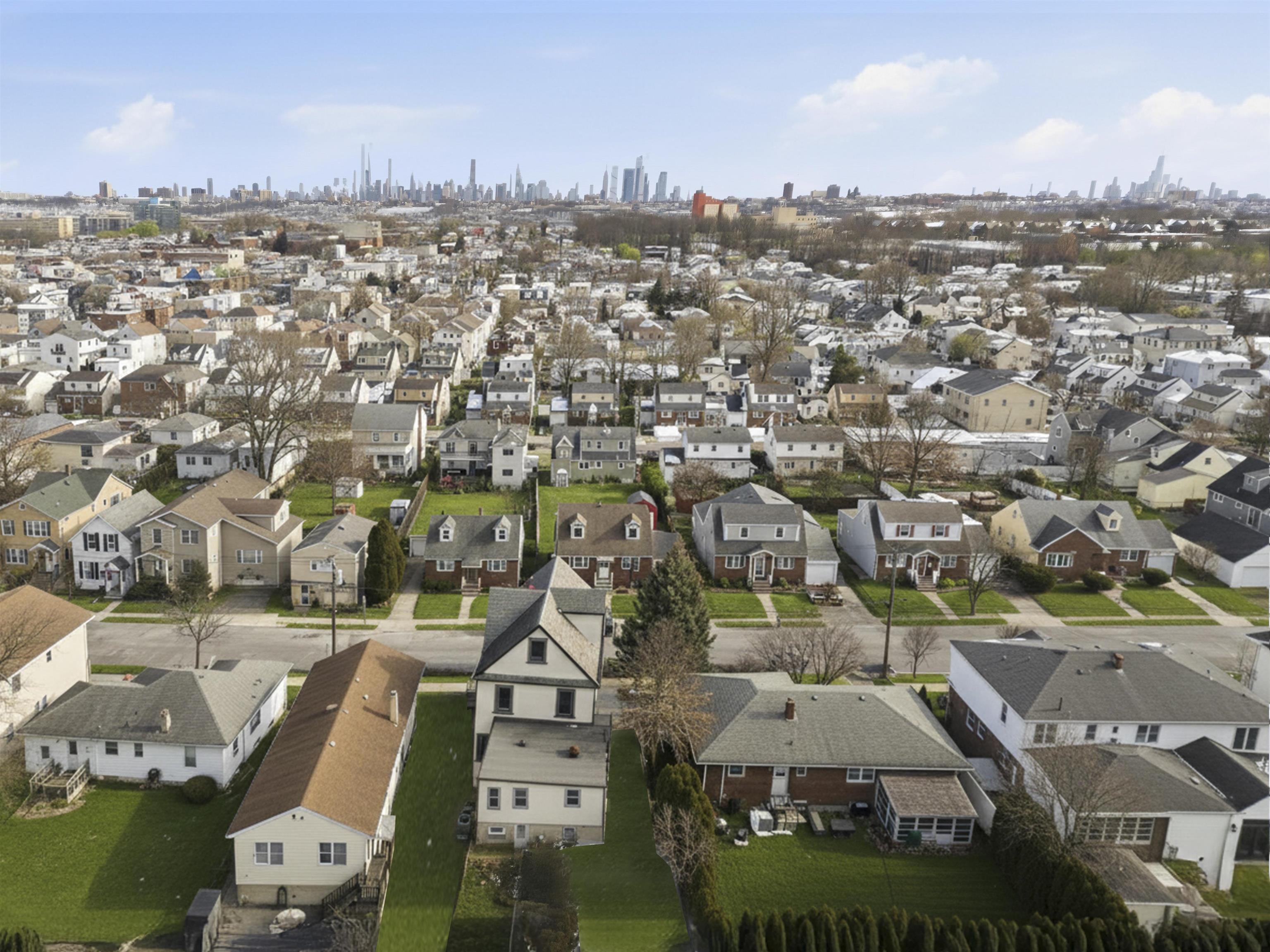 703 3rd Street Secaucus, NJ 07094 - Photo 45 of 49 an aerial view of a city with lots of residential buildings