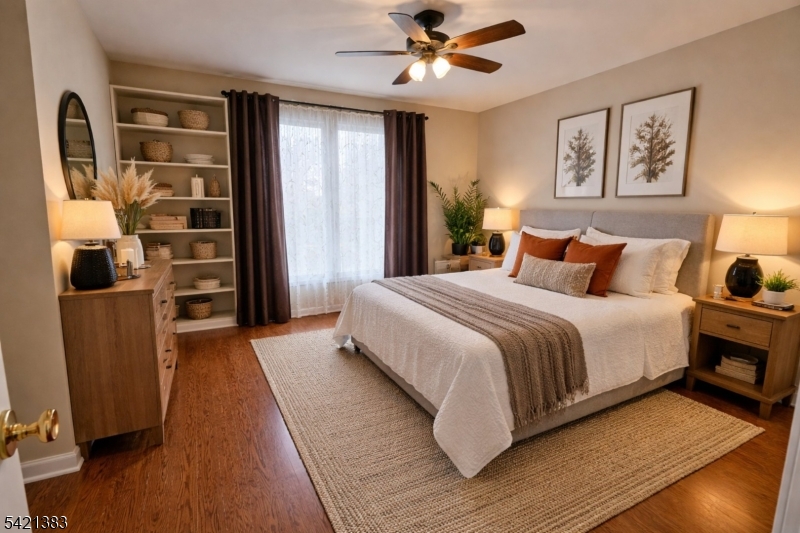 Undisclosed Address Edison, NJ 08820 - Photo 24 of 44 a bedroom with a bed and a walk in closet