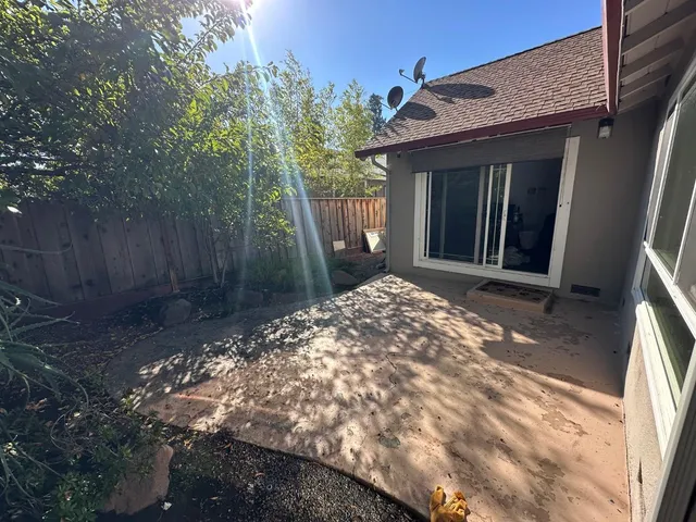 a view of a house with a small porch