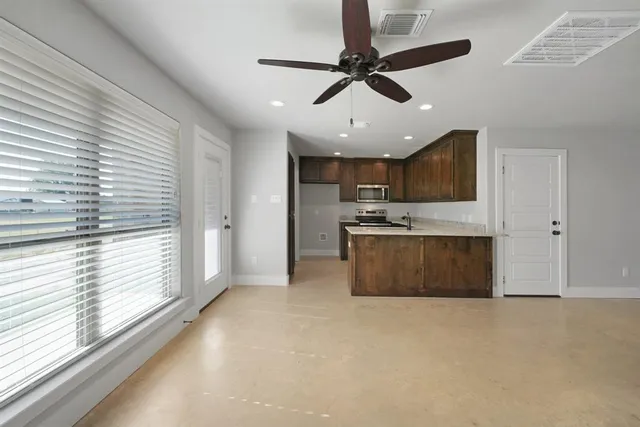 a view of empty room