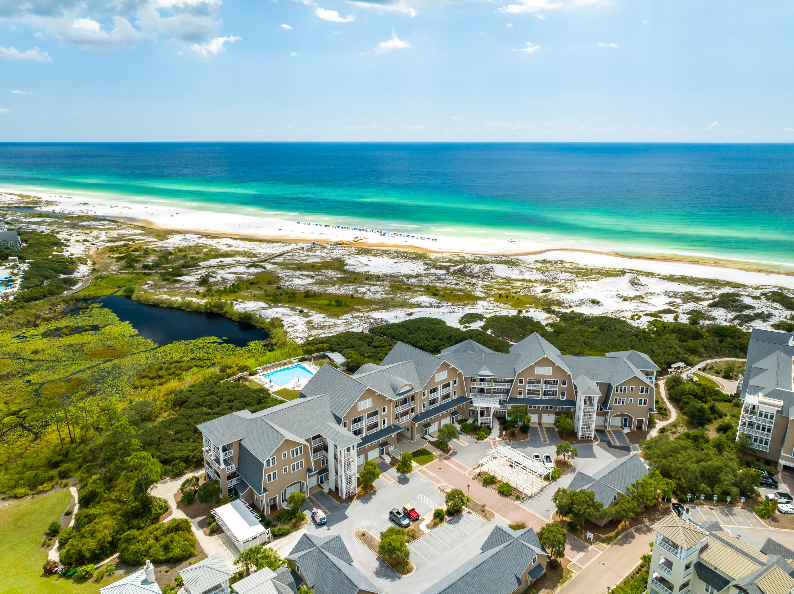 37 Compass Point Way South, Unit 109 Watersound, FL 32461 - Photo 44 of 46 a view of a city with an ocean view
