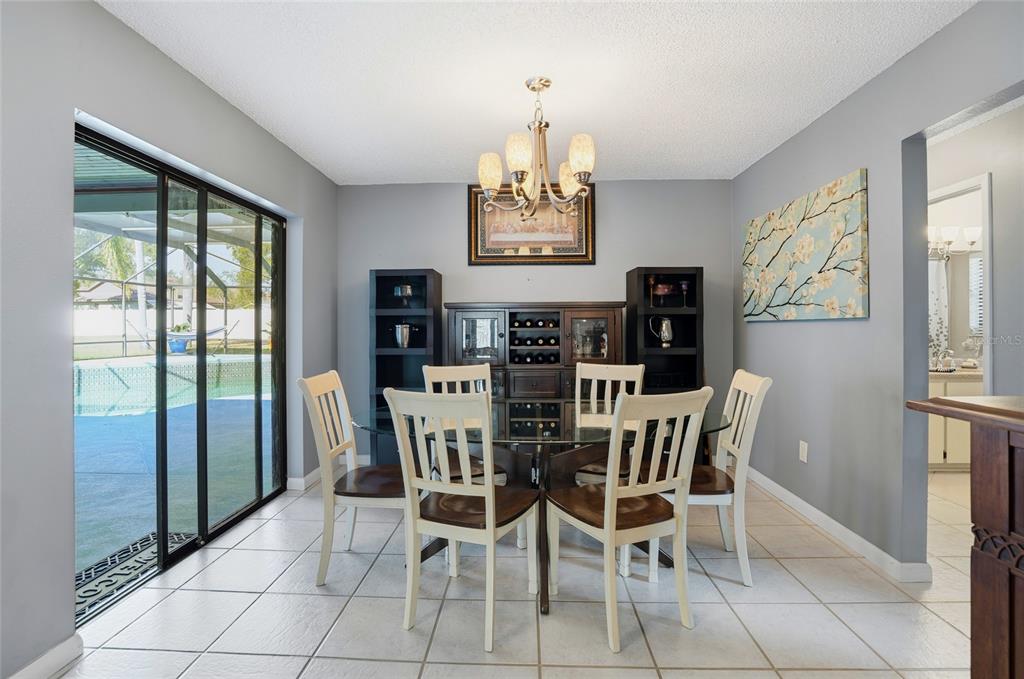 23209 Blue Ridge Place Land O' Lakes, FL 34639 - Photo 16 of 54 a view of a dining room with furniture window and outside view