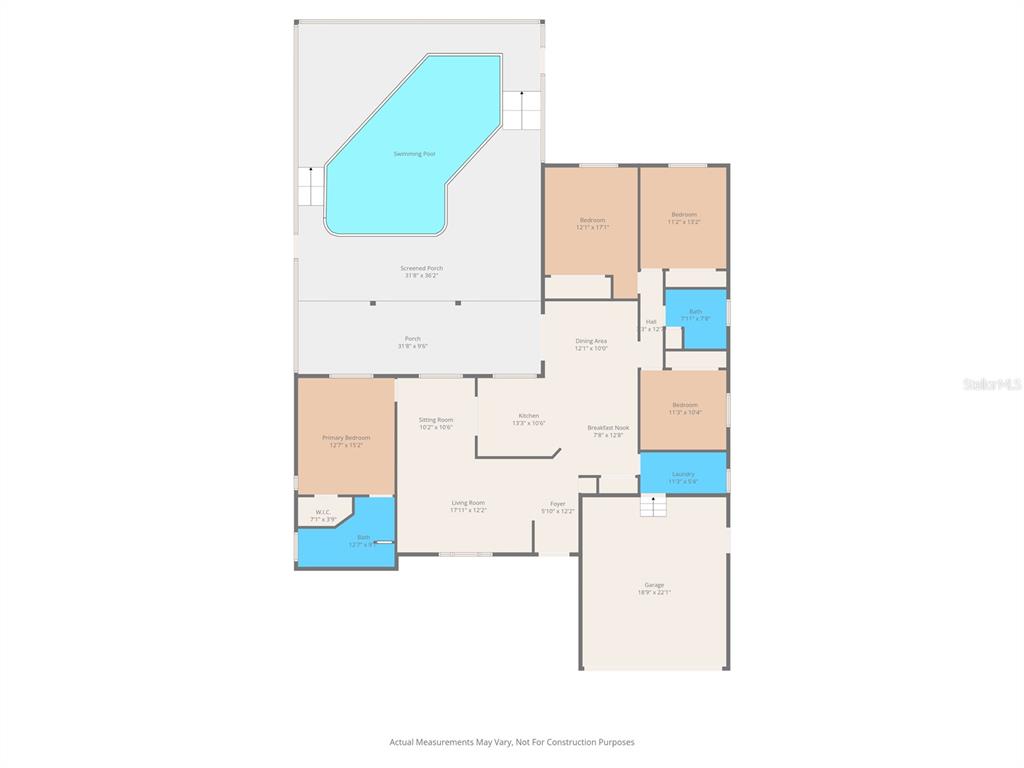 23209 Blue Ridge Place Land O' Lakes, FL 34639 - Photo 54 of 54 a picture of floor plan