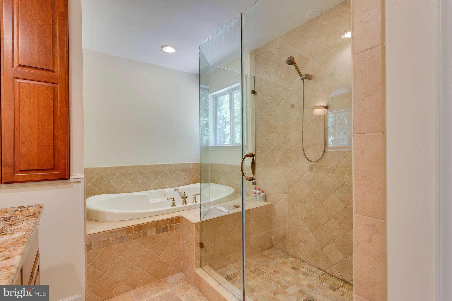 1524 Laurel Hill Road Vienna, VA 22182 - Photo 14 of 29 a bathroom with a bathtub and a shower