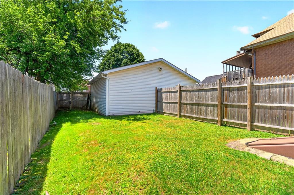 424-426 Connecticut Avenue Rochester, PA 15074 - Photo 42 of 45 Flat Back Yard / Divided