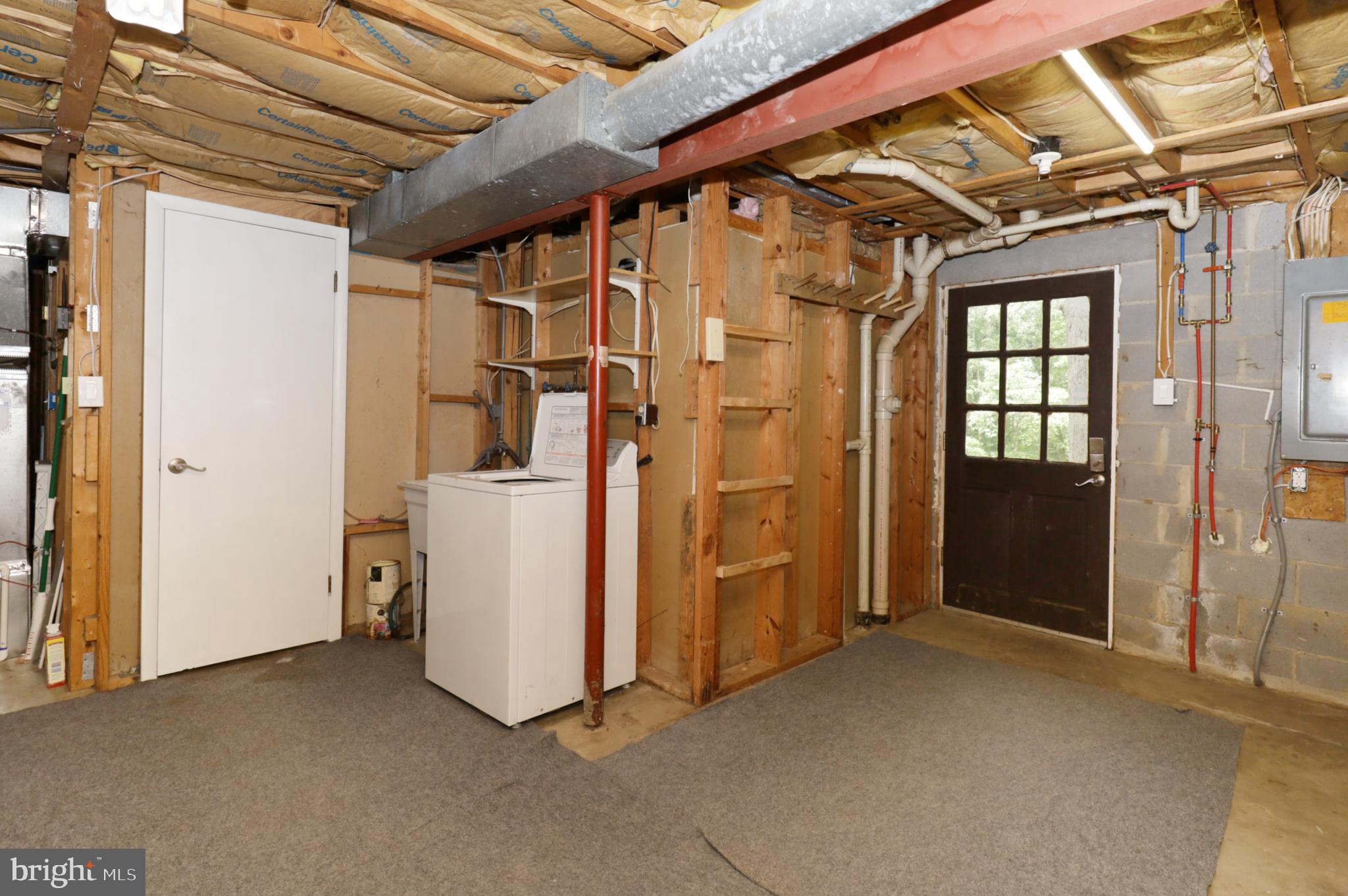 11800 Wolf Run Lane Clifton, VA 20124 - Photo 46 of 56 Laundry & Storage Room with Walkout