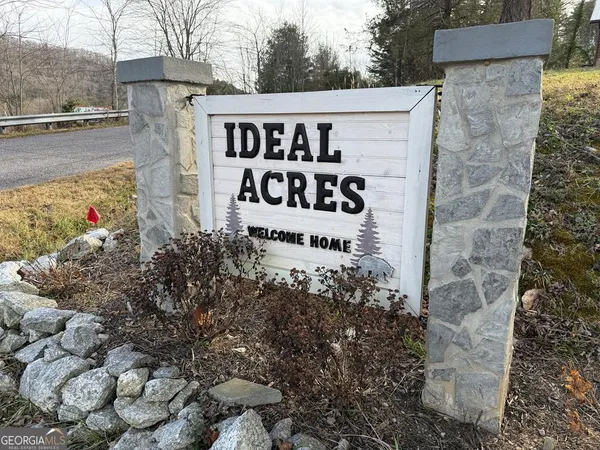 a sign on the side of a building