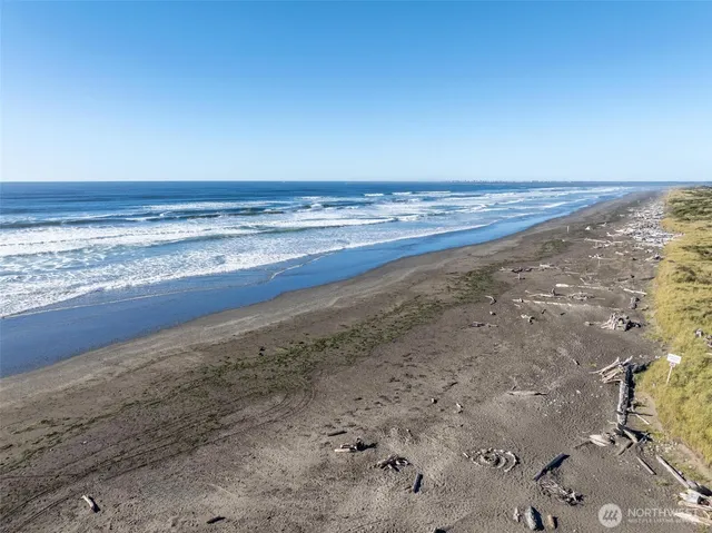 a view of beach and ocean