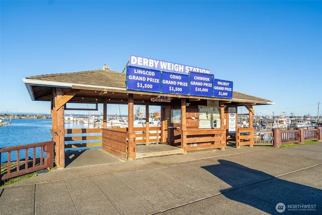 a view of a building with street