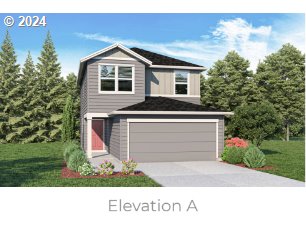 2627 U Street Springfield, OR 97477 - Photo 1 of 2 a front view of a house with a yard and garage
