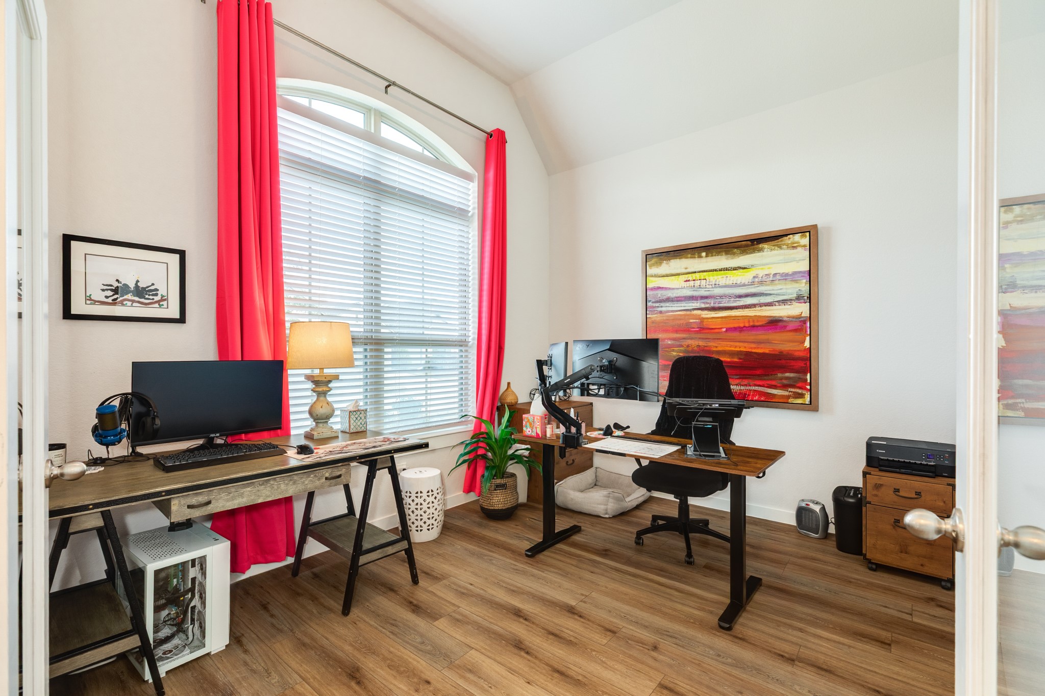 4010 Shackleton Court Rosharon, TX 77583 - Photo 19 of 37 Study / Home Office: Located just off the entry to the left, featuring glass French doors—ideal for a home office or flex space.