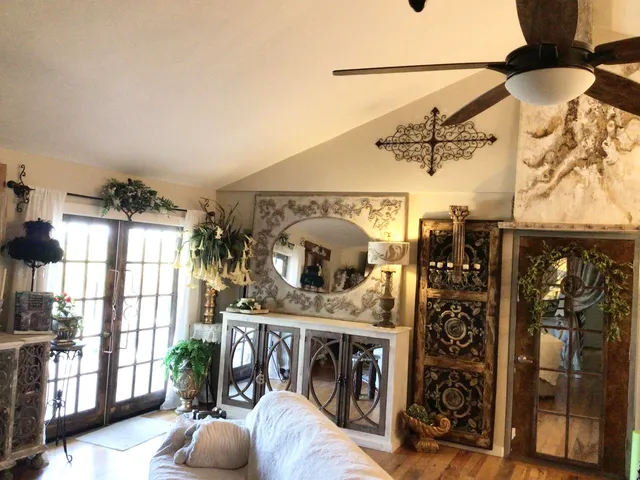 a view of balcony and patio