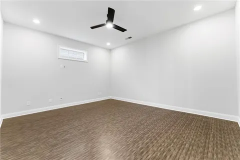 wooden floor in an empty room