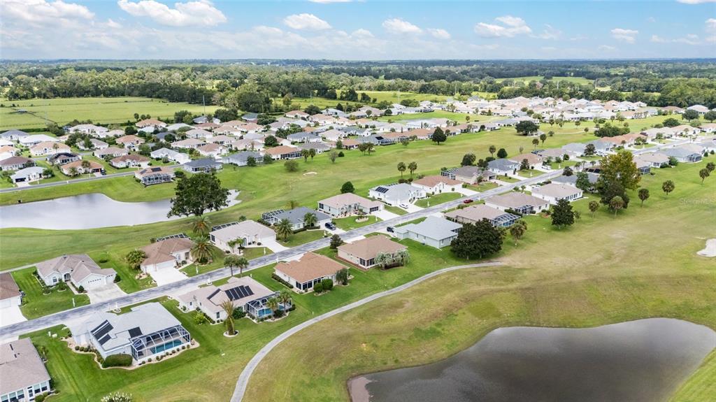 5719 Northwest 25th Loop Ocala, FL 34482 - Photo 58 of 67 an aerial view of a house with a ocean view