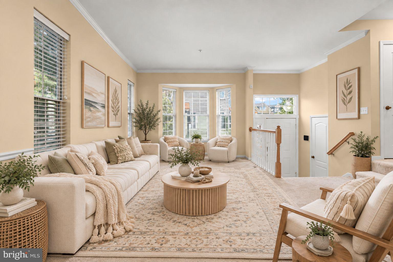 Living Room-Virtually Staged
