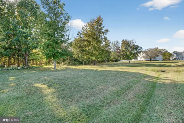 a view of outdoor space with deck and yard