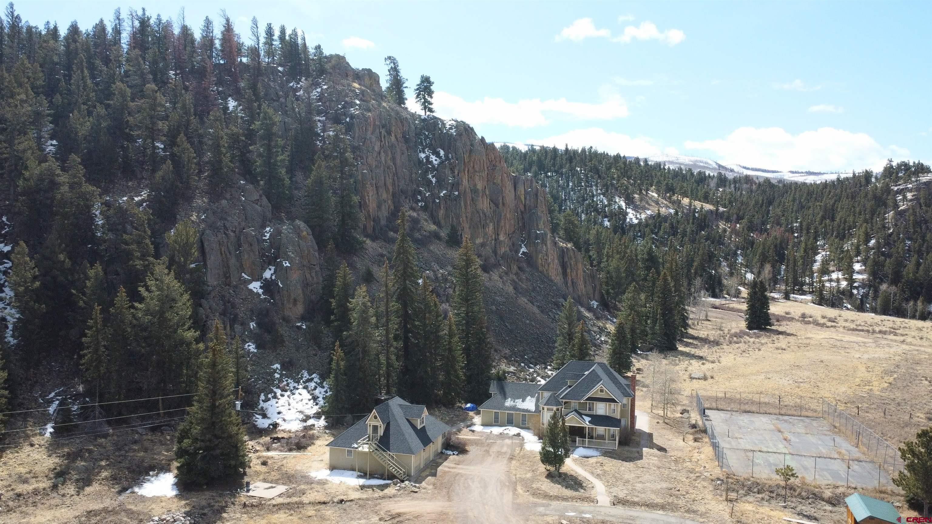 Undisclosed Beaver Creek Road South Fork, CO 81154 - Photo 10 of 26 a view of a backyard of the house