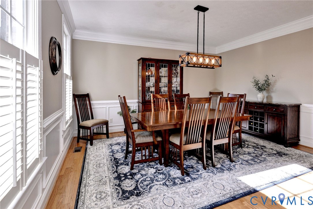 4015 Cold Spring Road Williamsburg, VA 23188 - Photo 23 of 57 Dining area featuring light wood-finish flooring,