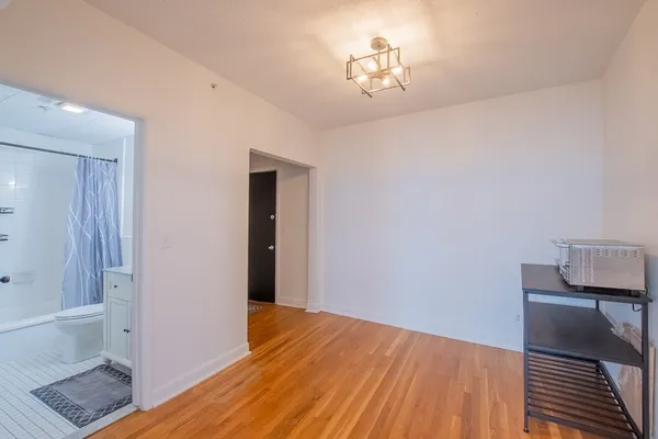 a view of livingroom with furniture and wooden floor