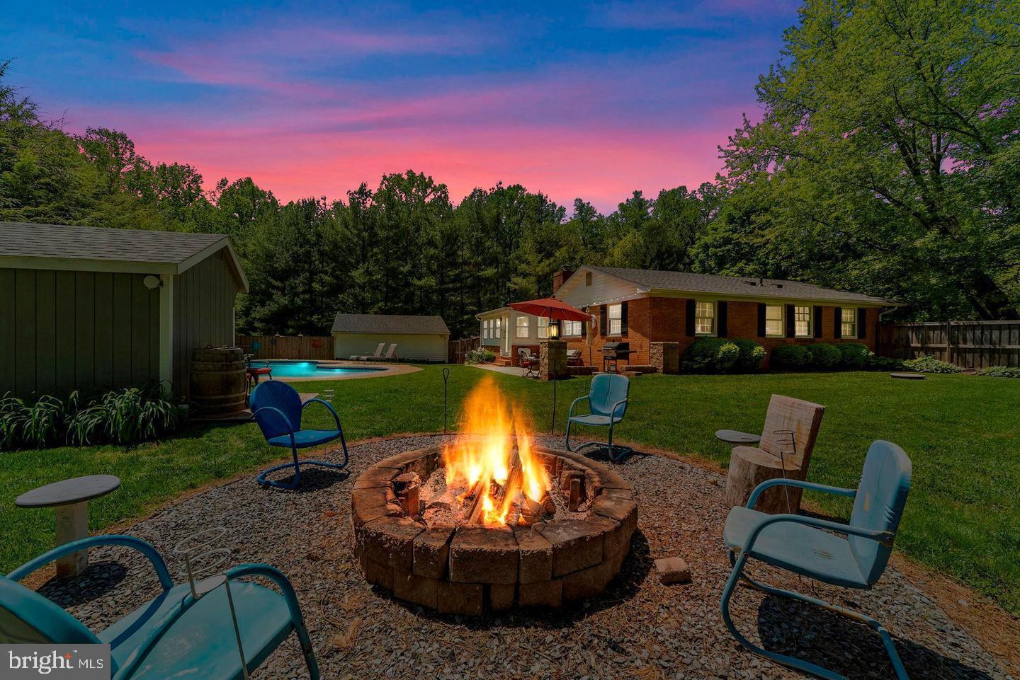 5291 Merry Oaks Road The Plains, VA 20198 - Photo 4 of 9 backyard oasis