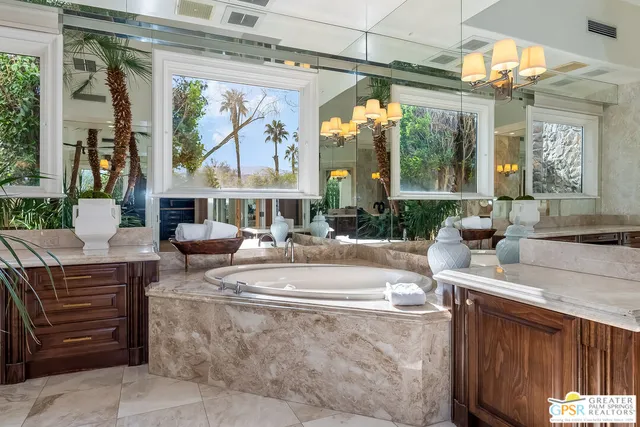 a view of a lake with houses