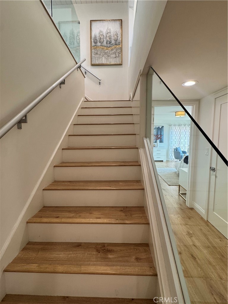 30902 Rue De La Pierre Rancho Palos Verdes, CA 90275 - Photo 52 of 66 staircase with glass railings