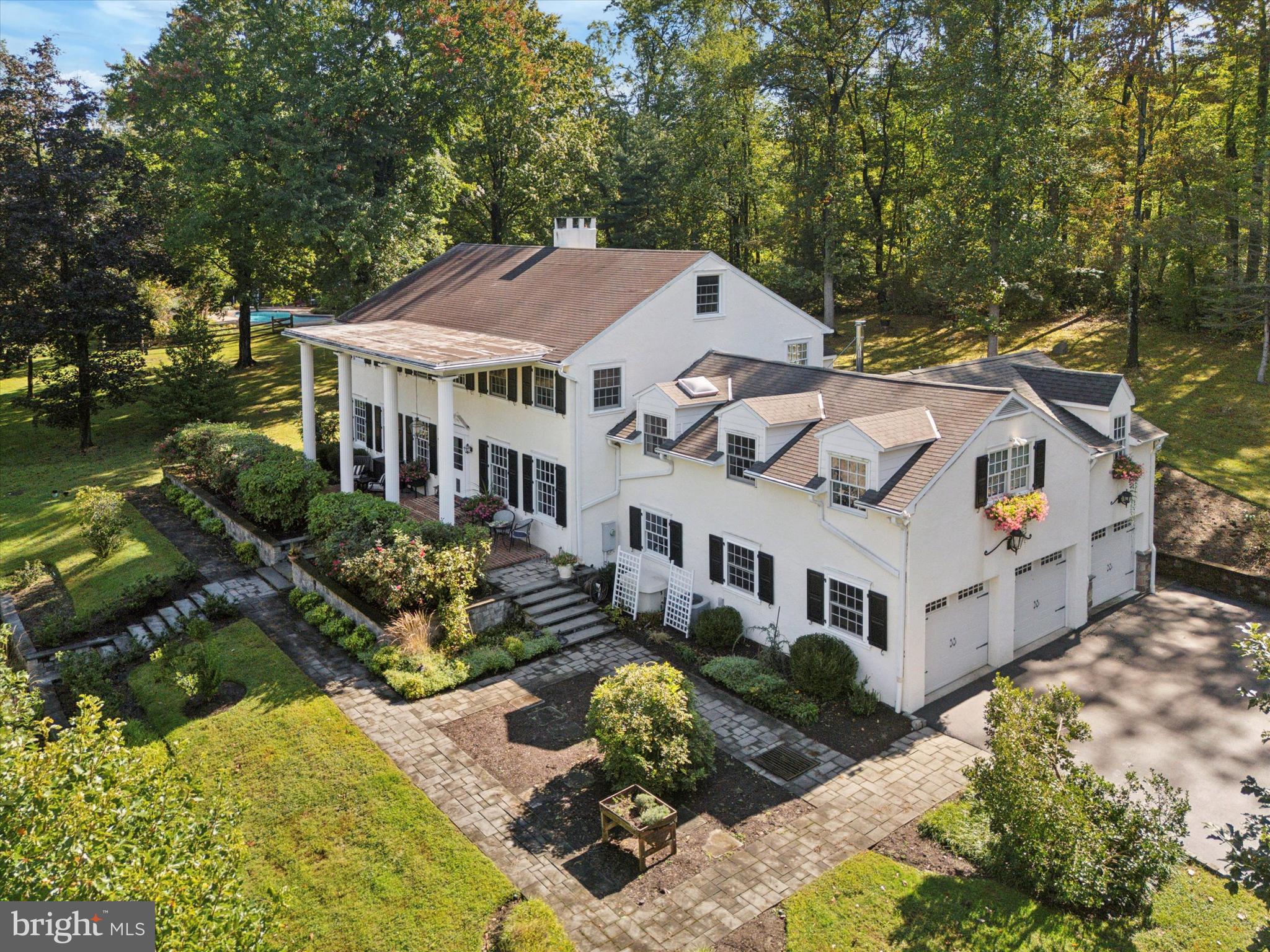 4104 Tinker Hill Road Phoenixville, PA 19460 - Photo 20 of 63 a aerial view of a house with a yard