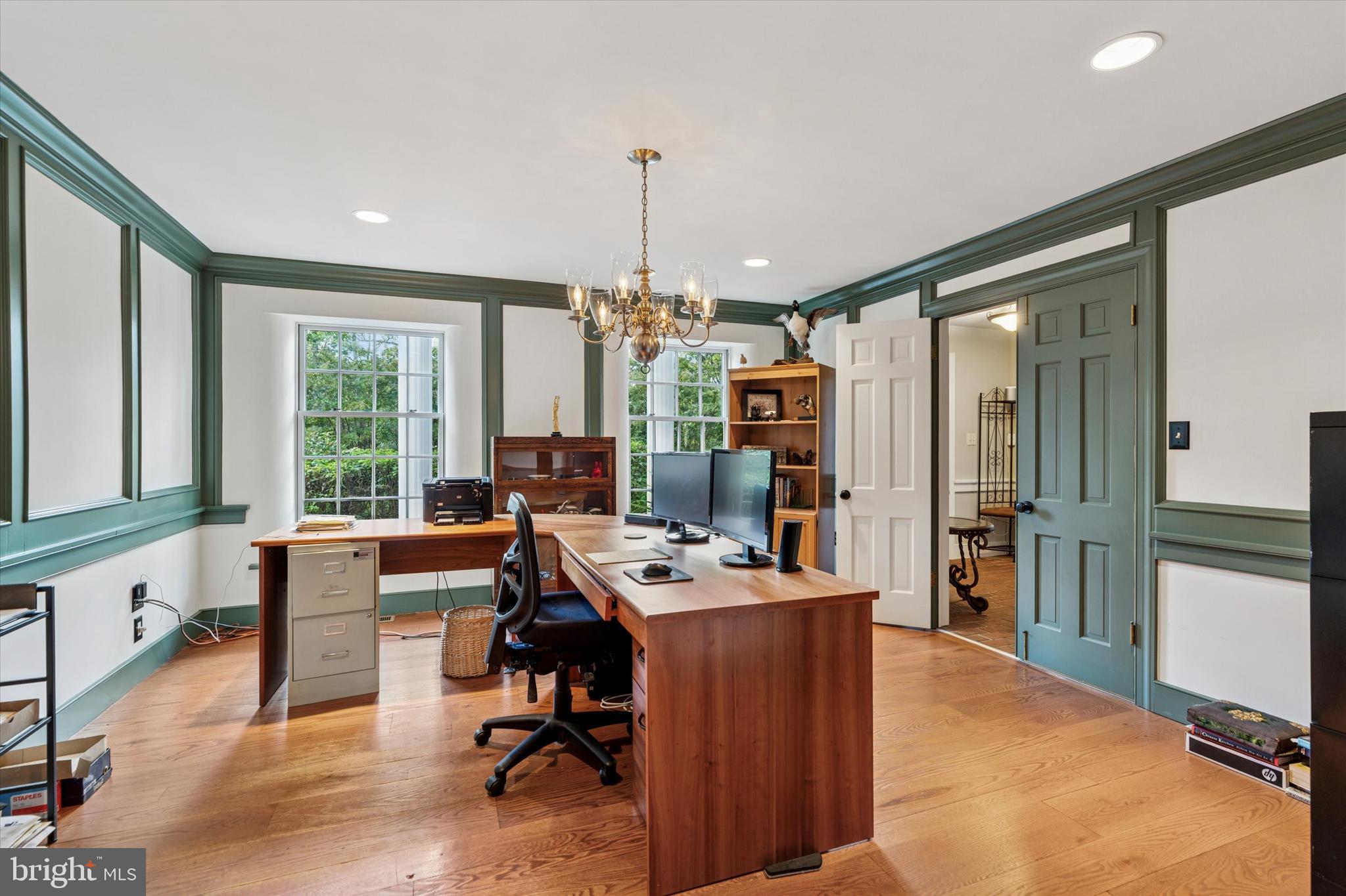 4104 Tinker Hill Road Phoenixville, PA 19460 - Photo 40 of 63 a view of a workspace with furniture and a window