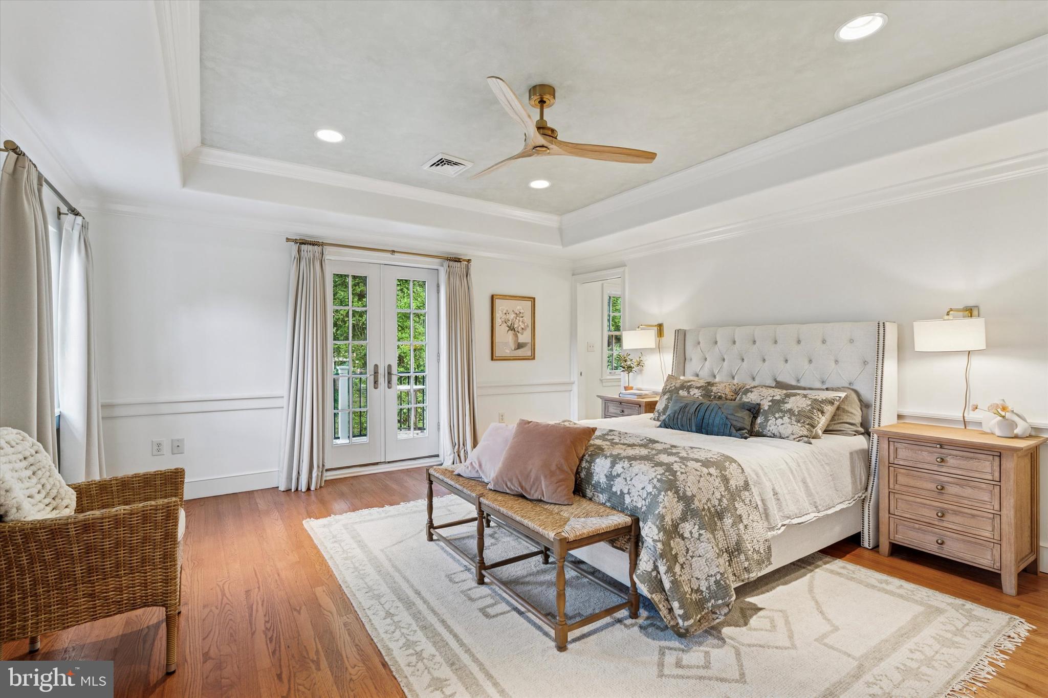 4104 Tinker Hill Road Phoenixville, PA 19460 - Photo 51 of 63 a bedroom with a bed and wooden floor