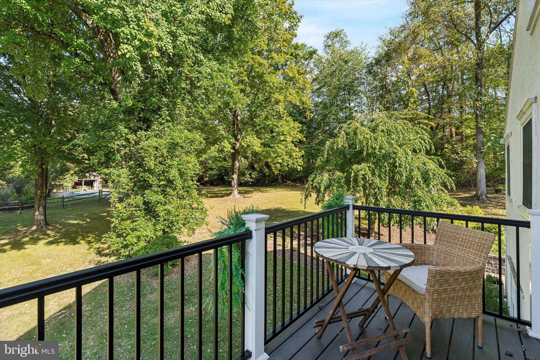 4104 Tinker Hill Road Phoenixville, PA 19460 - Photo 55 of 63 a view of a balcony with chairs