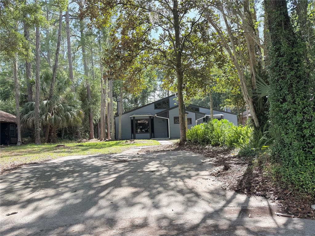 4300 Northeast 17th Terrace Gainesville, FL 32609 - Photo 2 of 21 a big tree in middle of the garden