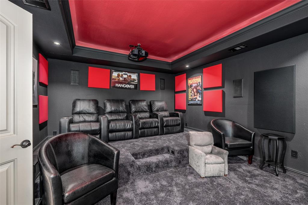 5033 Brook Lane Anna, TX 75409 - Photo 24 of 35 a living room with furniture and a flat screen tv