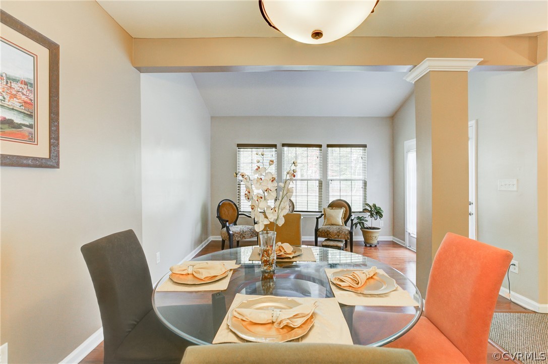 3602 Avocado Drive Midlothian, VA 23112 - Photo 11 of 39 a dining room with furniture and wooden floor