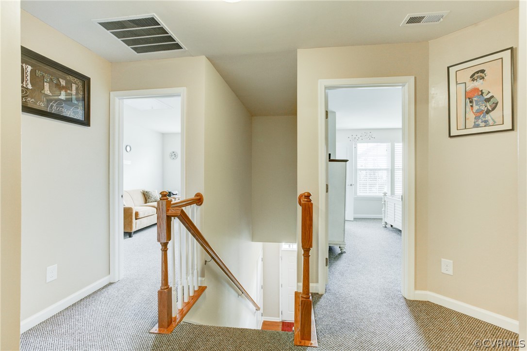 3602 Avocado Drive Midlothian, VA 23112 - Photo 19 of 39 a view of a hallway with paintings on the wall