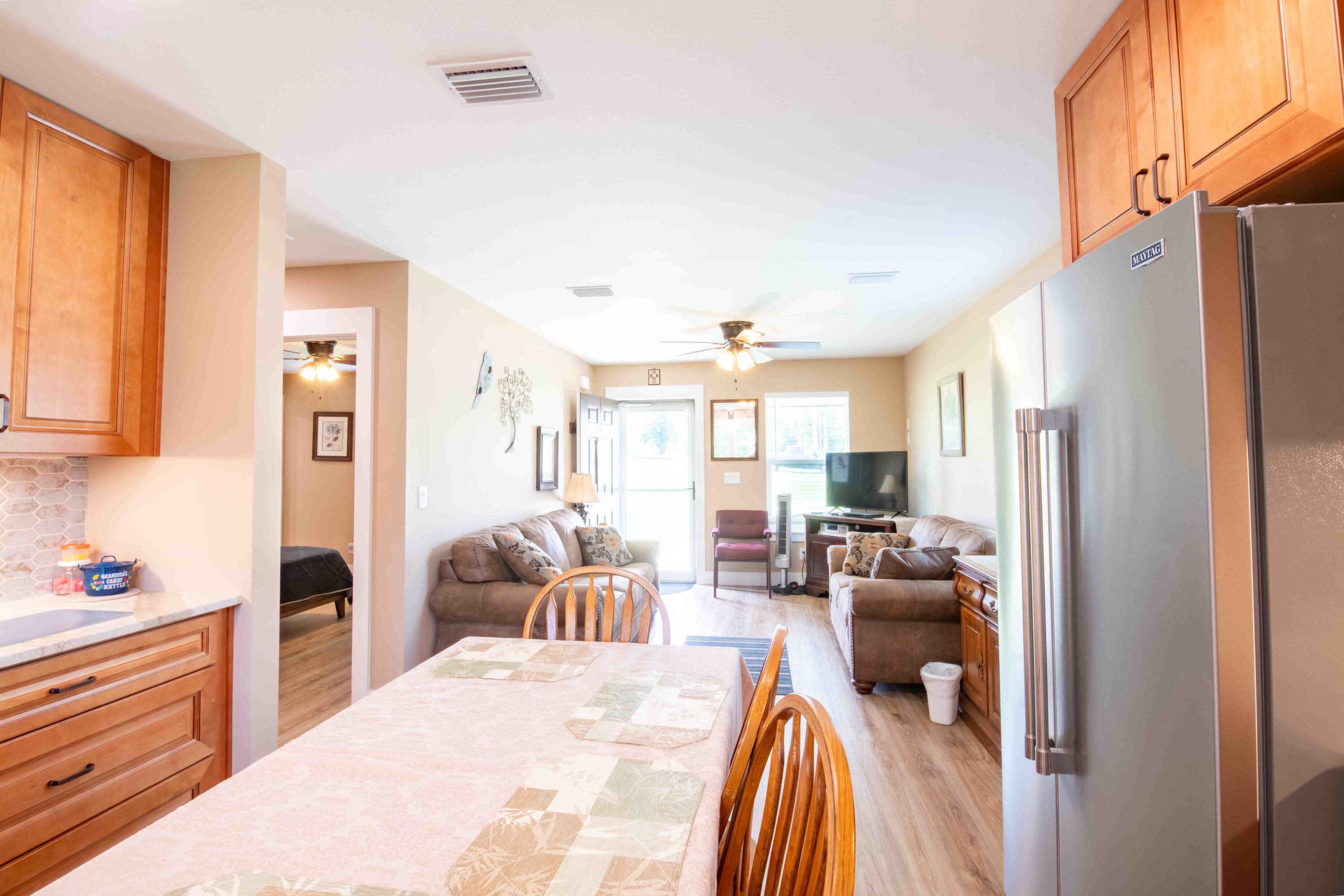 6249 Highway 4 Baker, FL 32531 - Photo 27 of 37 a living room with furniture fireplace and a large window