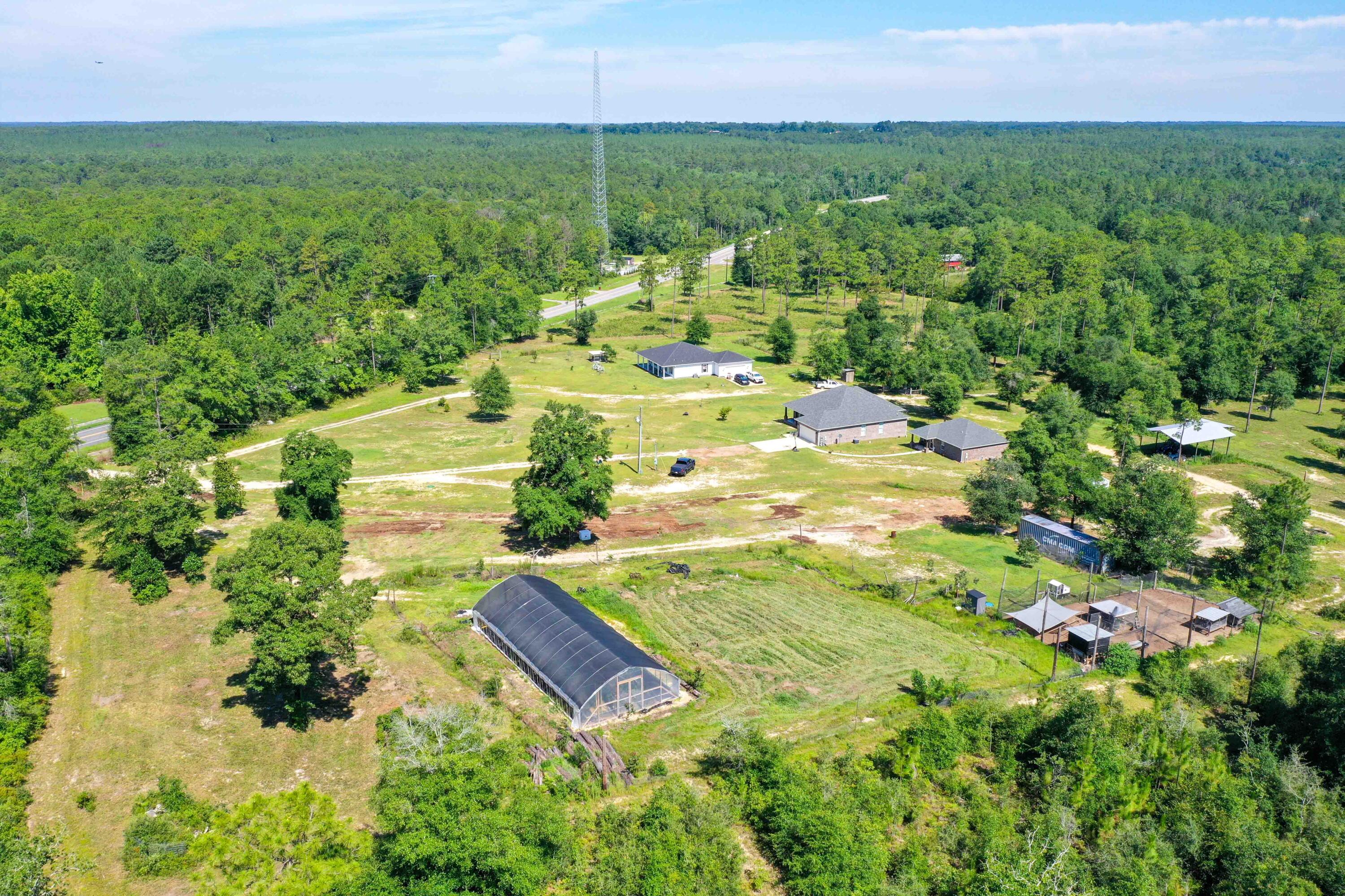 6249 Highway 4 Baker, FL 32531 - Photo 4 of 37 a view of a swimming pool and trees in the background