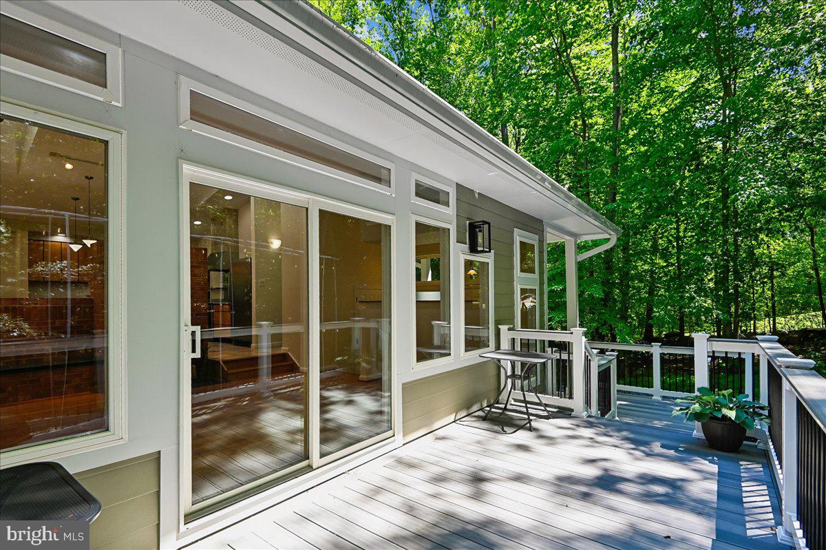 3633 Patuxent River Road Davidsonville, MD 21035 - Photo 23 of 85 Sliding Glass Door to Deck