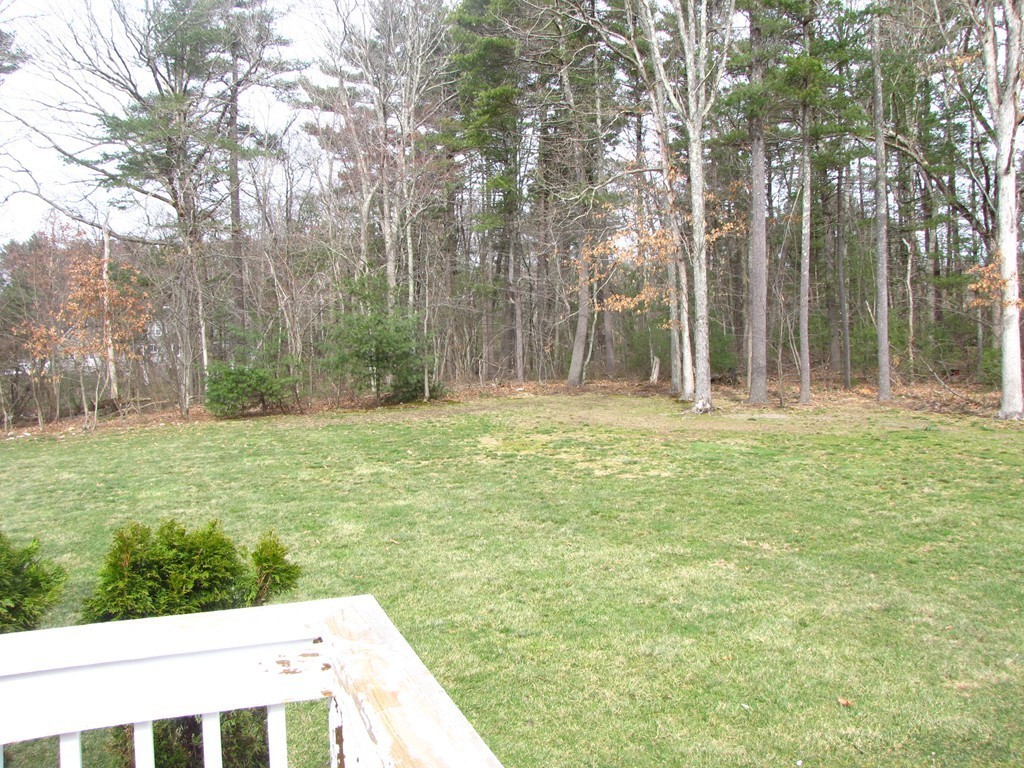 2 Erick Road Mansfield, MA 02048 - Photo 22 of 25 a backyard of a house with lots of green space
