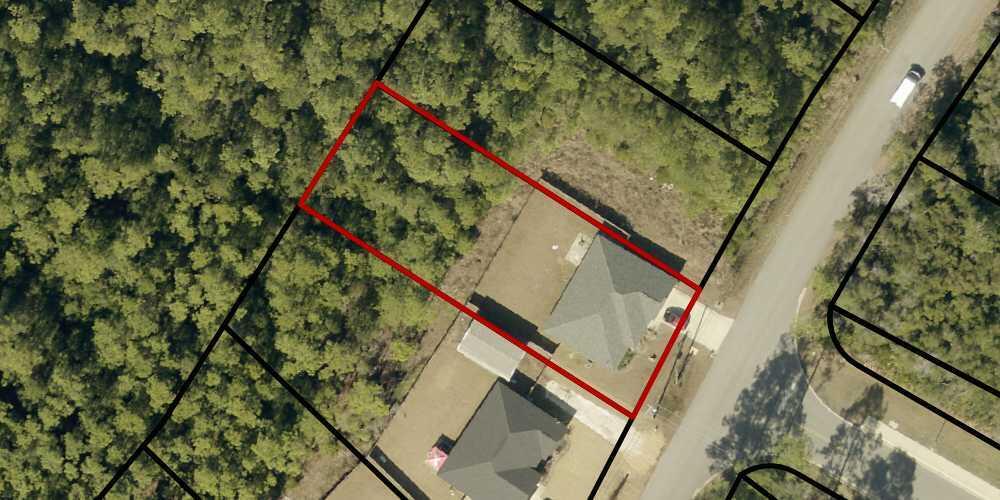 7204 Gordon Evans Road Navarre, FL 32566 - Photo 12 of 12 Aerial View