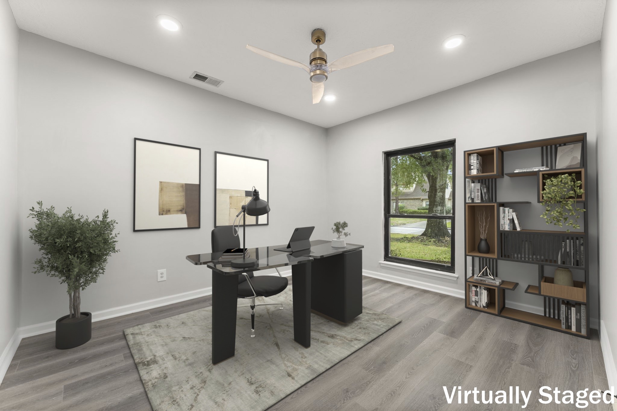 6415 Singing Creek Lane Spring, TX 77379 - Photo 6 of 34 The dedicated office has ample space and sits just off the entry.