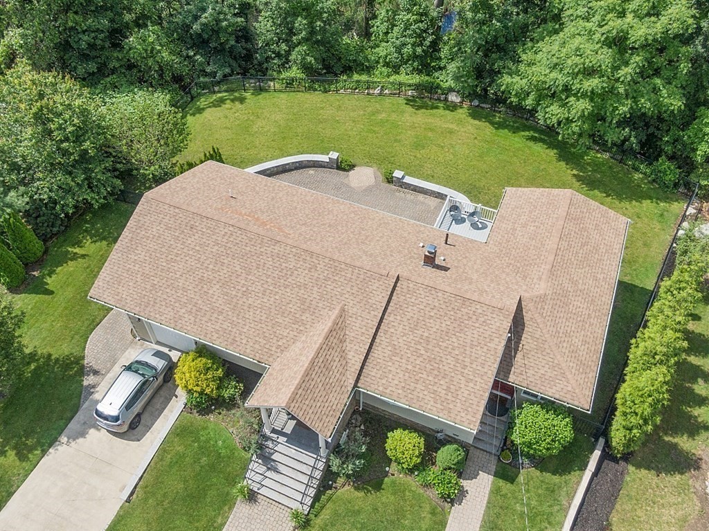 25 Viking Road Saugus, MA 01906 - Photo 32 of 33 an aerial view of a house with a yard and lake view