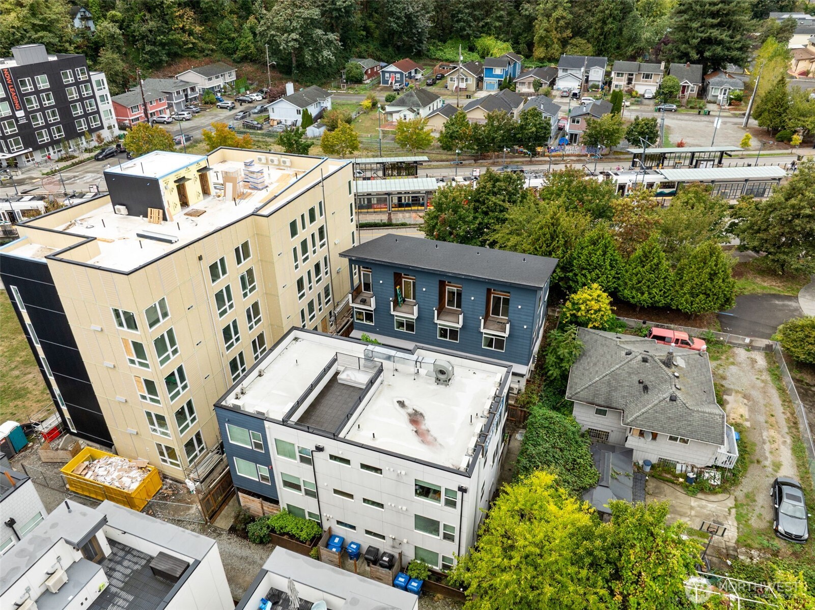 4724 31st Avenue South Seattle, WA 98108 - Photo 22 of 24 an aerial view of residential house with outdoor space