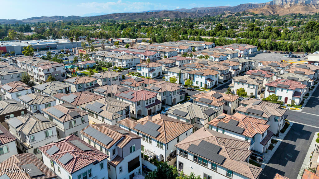 3028 Harrison Lane Simi Valley, CA 93065 - Photo 44 of 47 an aerial view of a city with lots of residential buildings