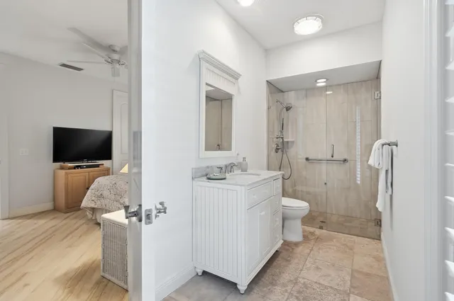 a outdoor living space with furniture and a potted plant