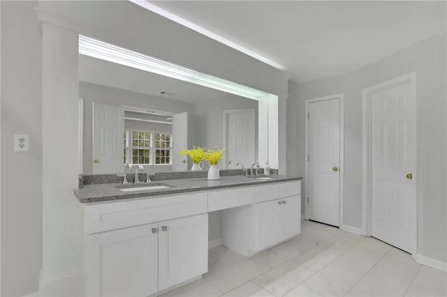 a view of a deck with a yard