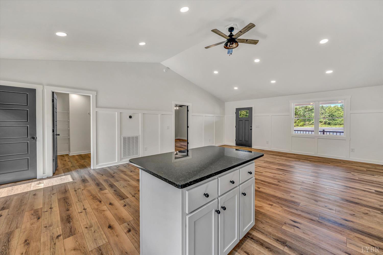 1484 White House Road Moneta, VA 24121 - Photo 10 of 27 a kitchen with stainless steel appliances granite countertop a sink a oven and a refrigerator