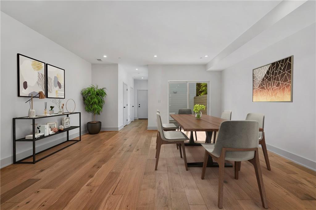 226 38th Street Pittsburgh, PA 15201 - Photo 15 of 42 a view of a dining room with furniture and wooden floor