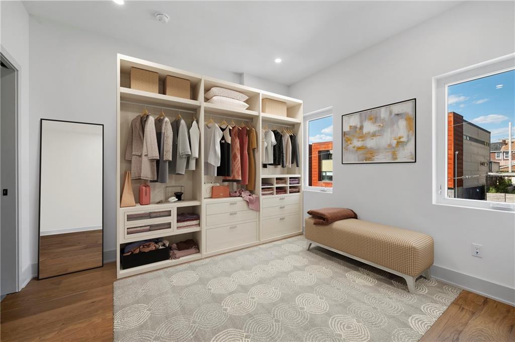 226 38th Street Pittsburgh, PA 15201 - Photo 37 of 42 a living room with furniture and a walk in closet