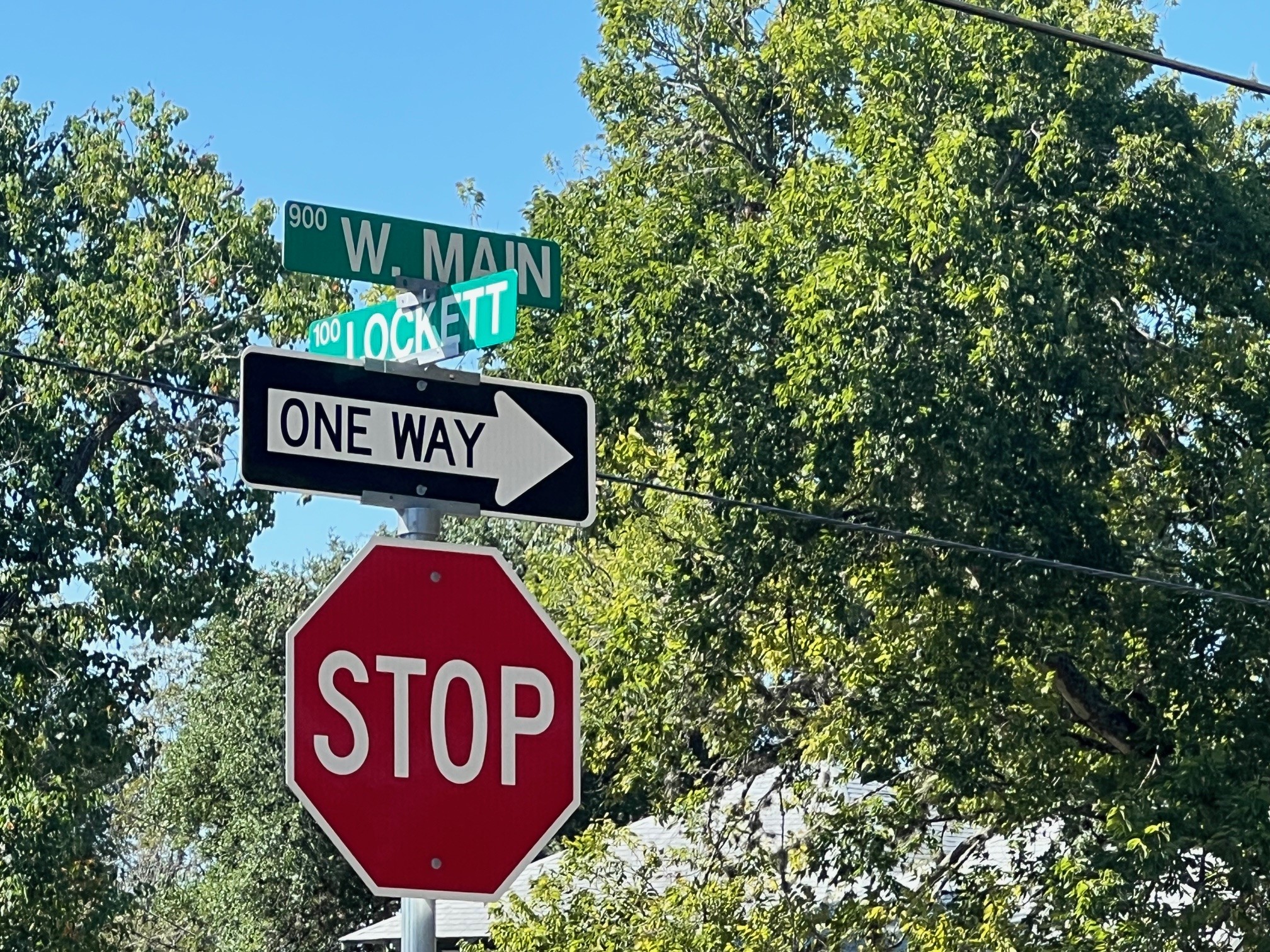 0 Lockett Street Brenham, TX 77833 - Photo 2 of 9 a close up of a street sign